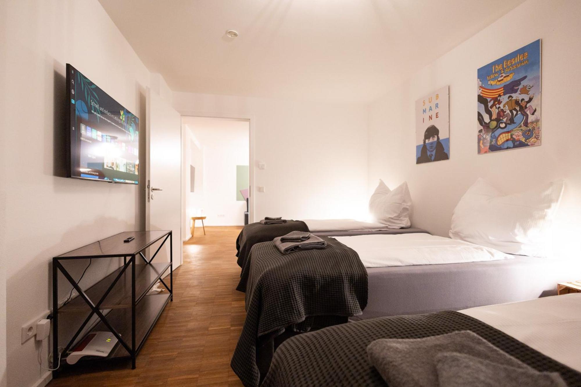 Ko-living - Yellow Submarine - Altstadt - Kueche - 2 Sz - Getrennte Betten - Bis 7 Gaeste Apartment *
