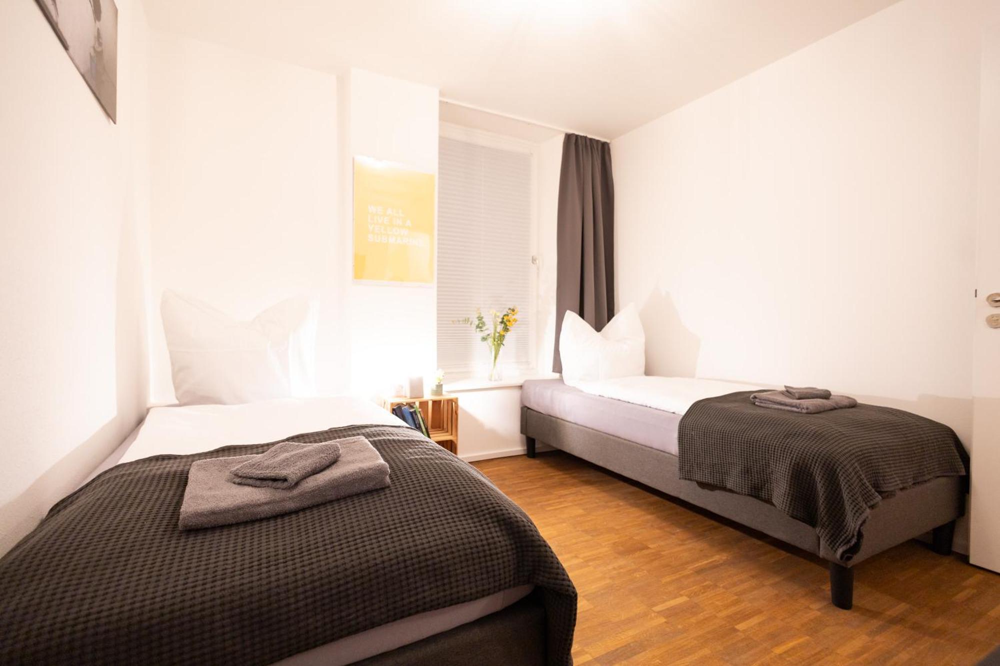 Ko-living - Yellow Submarine - Altstadt - Kueche - 2 Sz - Getrennte Betten - Bis 7 Gaeste Apartment Halle (Saale)